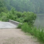 bridge/dam at upper lake
