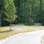 picnic tables on the paved trail picnic tables on the paved trail