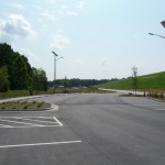 solar-powered lighting for the parking lot solar-powered lighting for the parking lot