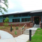 entrance to park office